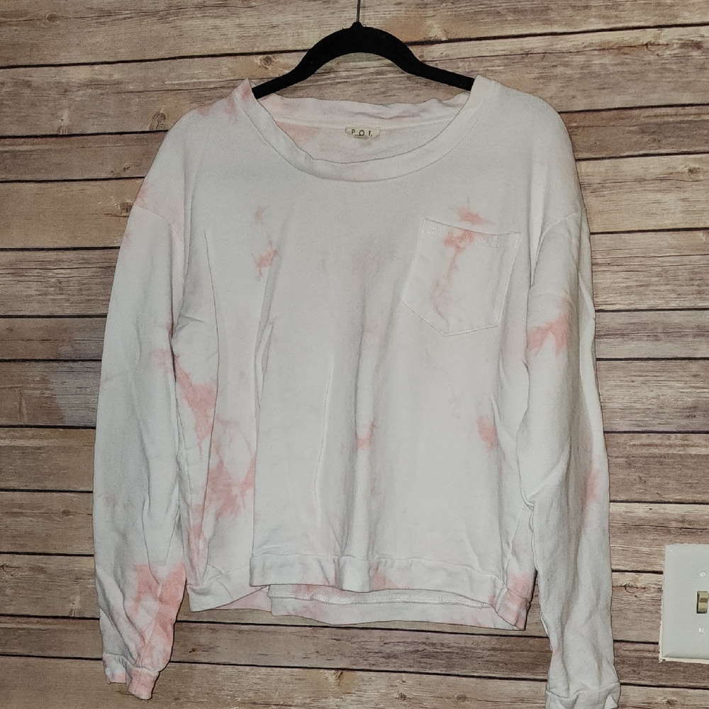 POL Pink Tie-Dye Sweatshirt